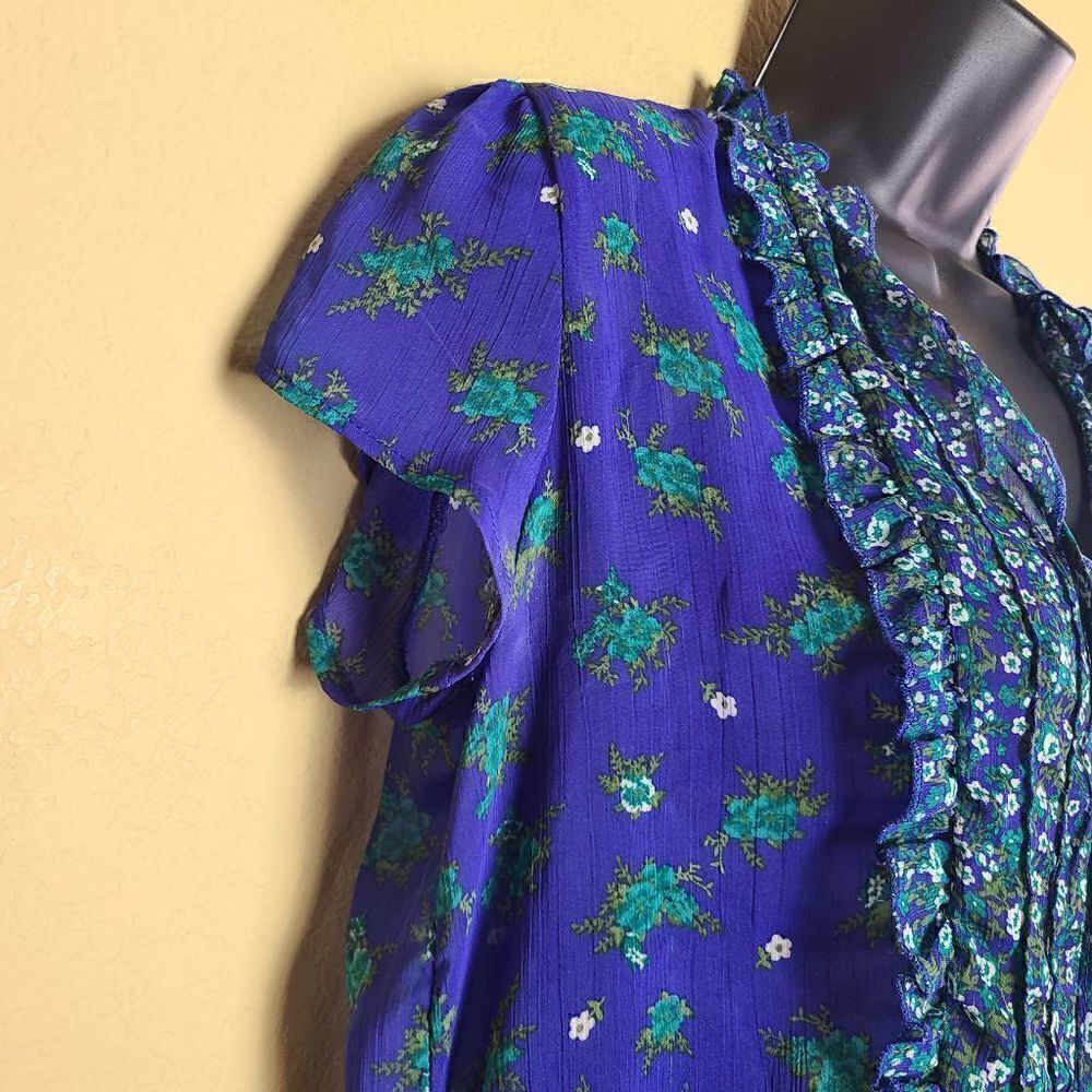 Sam & Max Floral Sheer Top - Picture 3 of 7